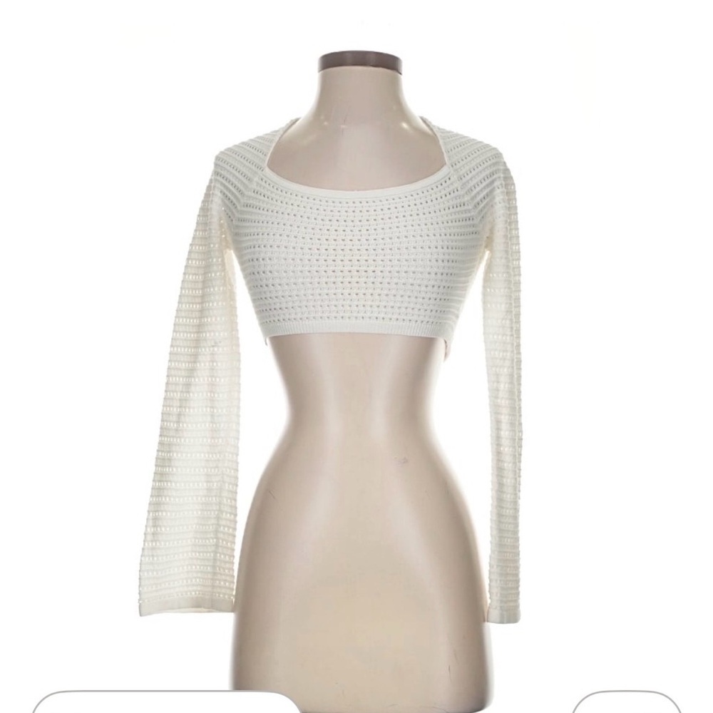 Elegant White Crop Top